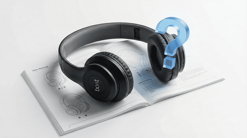 boAt Headphone with Question Mark icon
