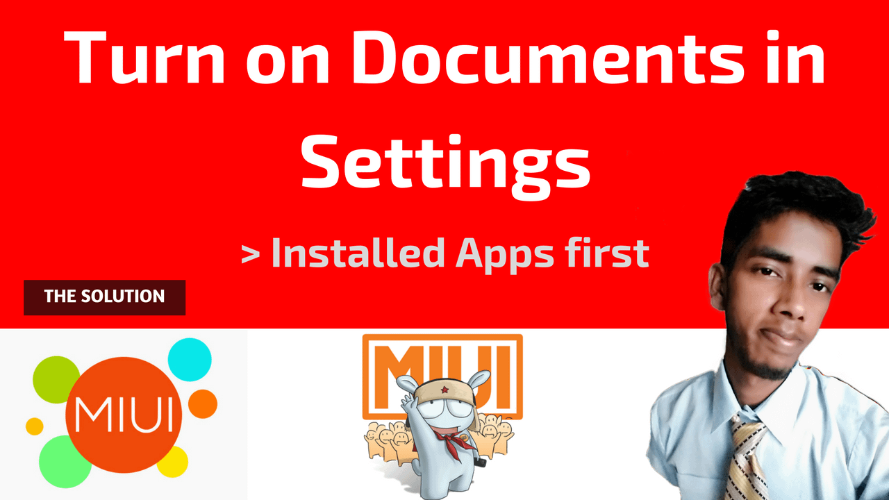 Turn on Documents in Settings